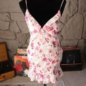ASOS floral tank dress